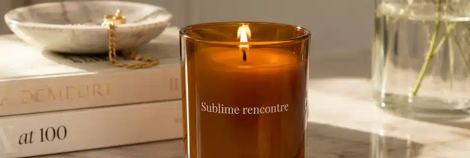 Bougie parfumée personnalisée pour entreprise