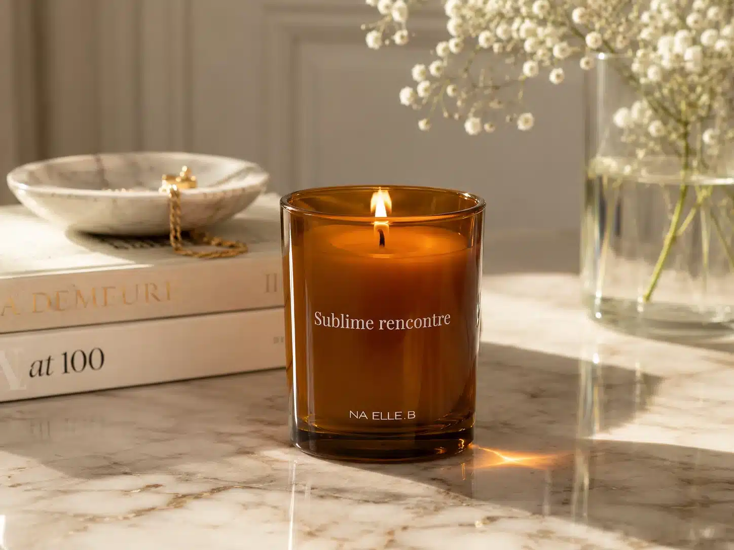 Bougie parfumée personnalisée pour entreprise