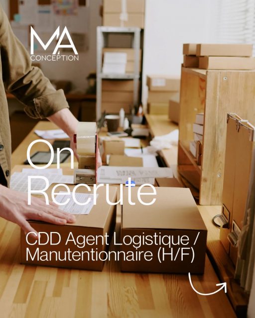 On recrute ! 📦

Nous recherchons un(e) agent logistique pour une CDD d’environ 2 mois et demi dans le cadre d’un remplacement de congé paternité.

📍Tignieu-Jameyzieu
🗓️ Début courant septembre
🕦7h - 12h30 et 13h - 14h30

Rejoignez notre équipe ! Pour postuler, envoyez votre CV et votre lettre de motivation à direction@ma-conception.com